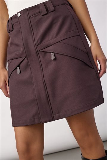 Co\' Couture - Luna Mini Skirt - Bison